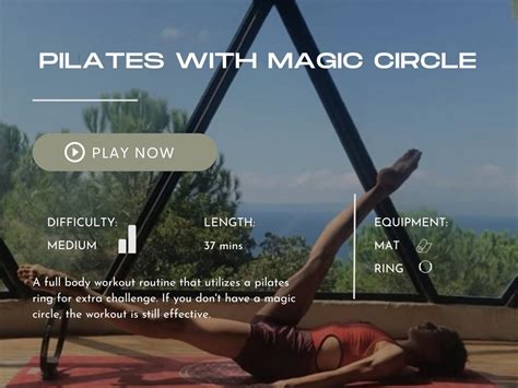 Boost Your Flexibility with Magic Circle Pilates